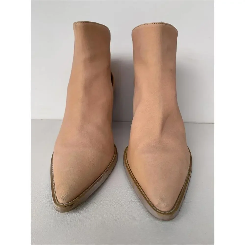 Free People Sienna Ankle Women's Boots - Toe Cognac EU 41  USA 10.5 11